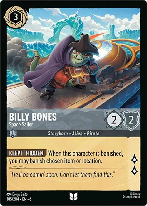 Billy Bones - Space Sailor - Cold Foil