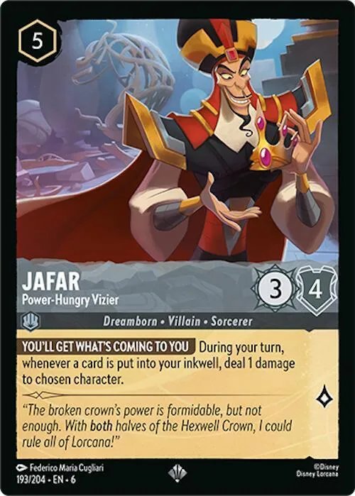 Jafar - Power-Hungry Vizier - Cold Foil