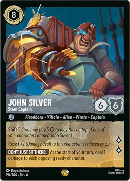 John Silver - Stern Captain - Cold Foil