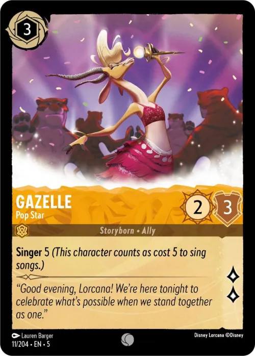 Gazelle - Pop Star - Cold Foil