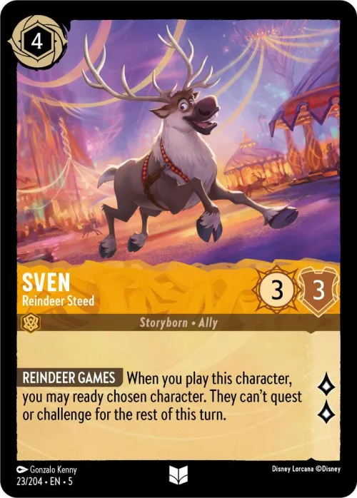 Sven - Reindeer Steed - Cold Foil