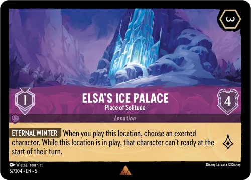 Elsa's Ice Palace - Place of Solitude - Cold Foil
