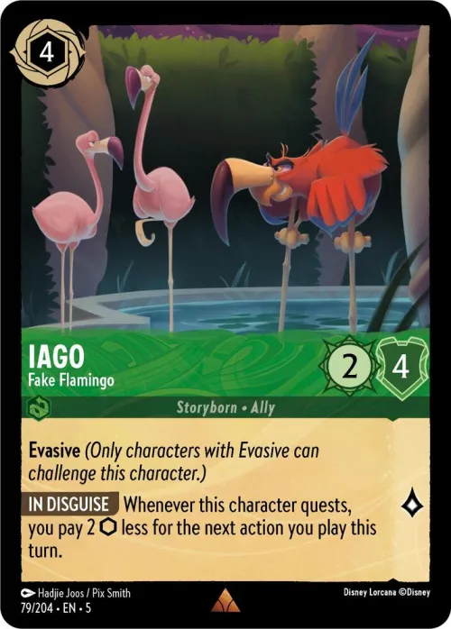 Iago - Fake Flamingo - Cold Foil