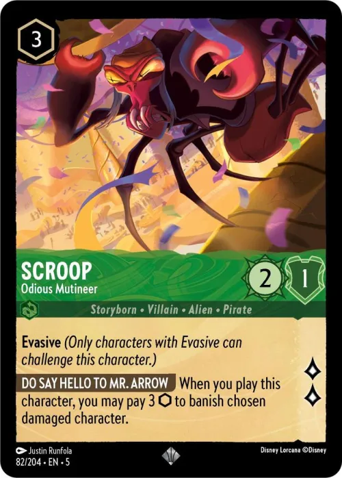 Scroop - Odious Mutineer - Cold Foil