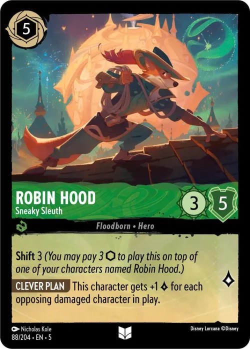 Robin Hood - Sneaky Sleuth - Cold Foil