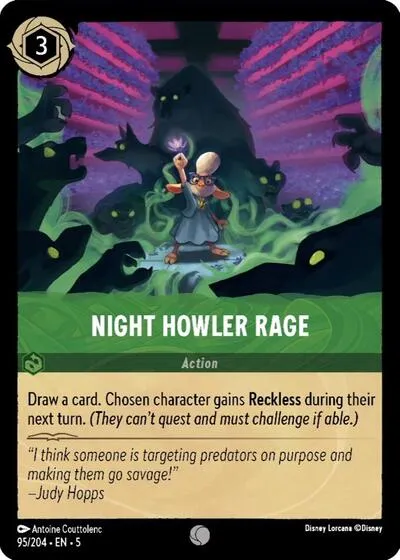 Night Howler Rage - Cold Foil