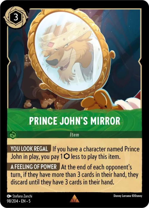Prince John's Mirror - Cold Foil