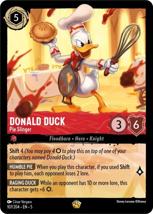 Donald Duck - Pie Slinger - Cold Foil