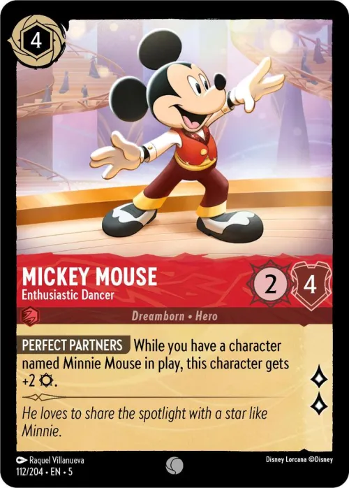 Mickey Mouse - Enthusiastic Dancer - Cold Foil