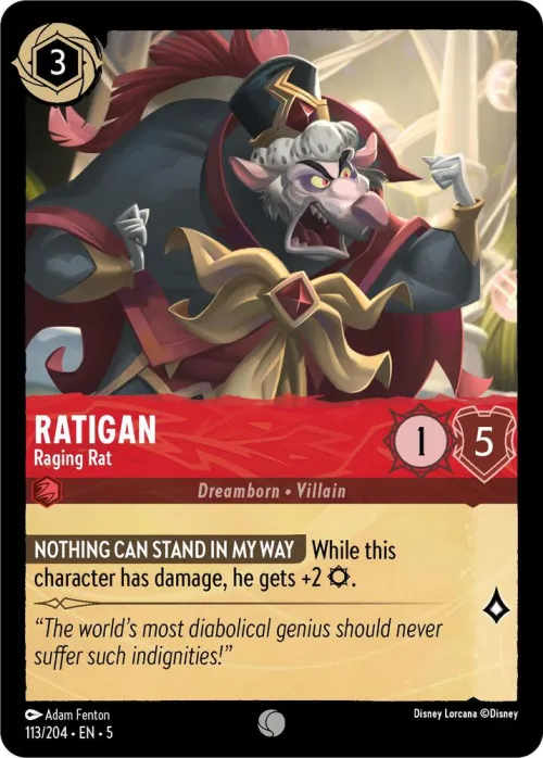 Ratigan - Raging Rat - Cold Foil