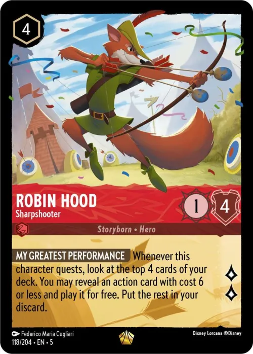 Robin Hood - Sharpshooter - Cold Foil