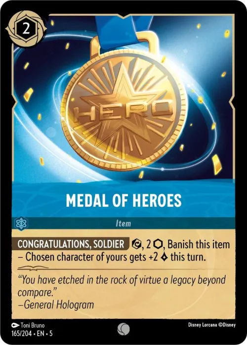 Medal of Heroes - Cold Foil