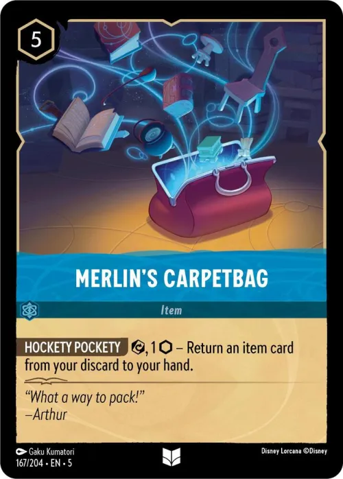 Merlin's Carpetbag - Cold Foil