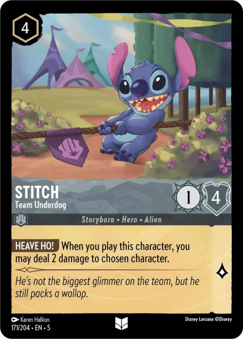 Stitch - Team Underdog - Cold Foil