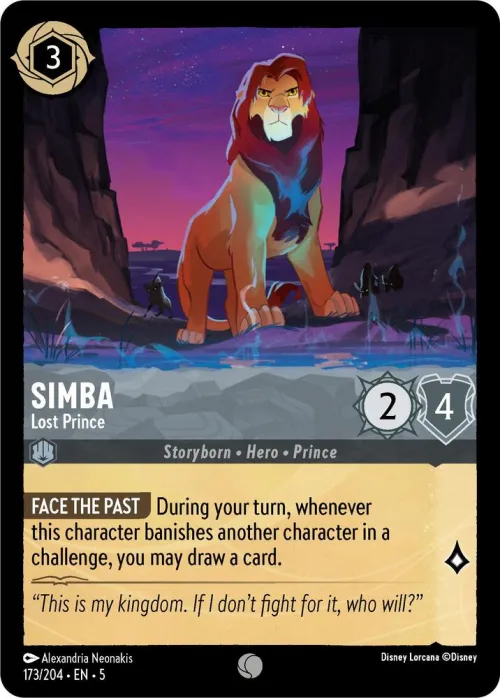 Simba - Lost Prince - Cold Foil