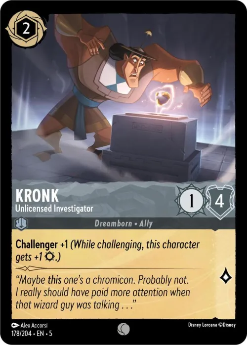 Kronk - Unlicensed Investigator - Cold Foil