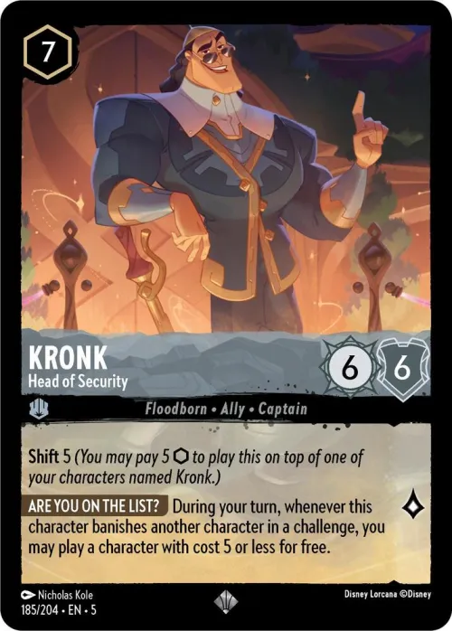 Kronk - Head of Security - Cold Foil