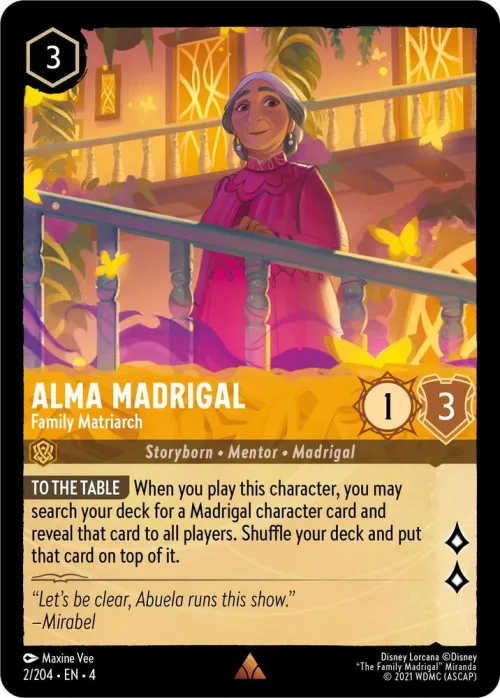 Alma Madrigal - Family Matriarch - Cold Foil