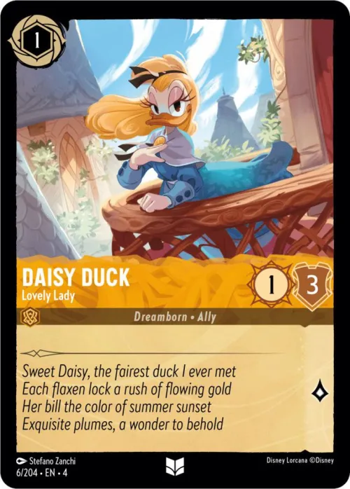 Daisy Duck - Lovely Lady - Cold Foil