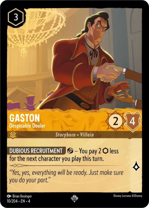 Gaston - Despicable Dealer - Cold Foil