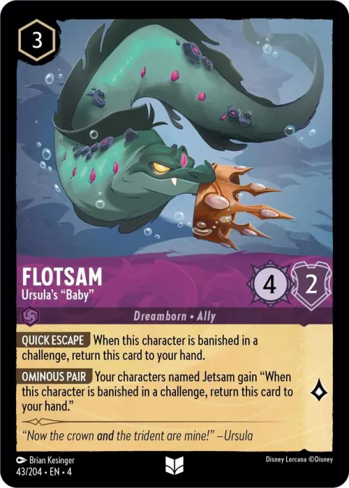 Flotsam - Ursula's "Baby" - Cold Foil