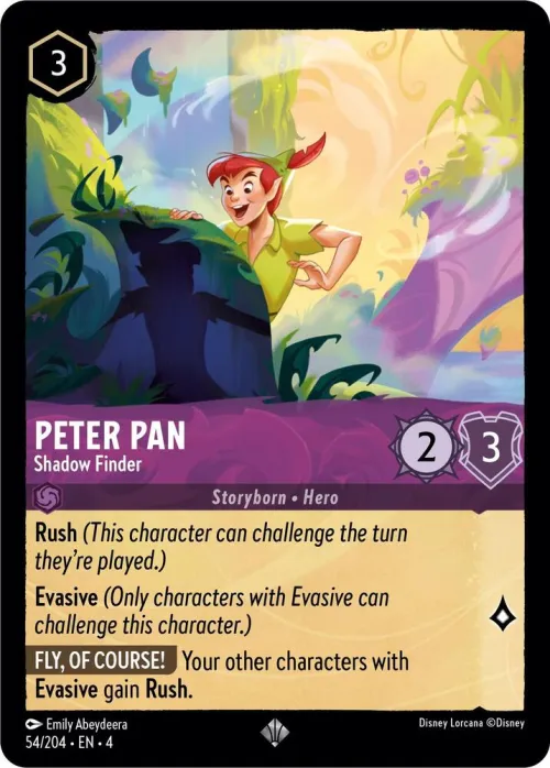 Peter Pan - Shadow Finder - Cold Foil