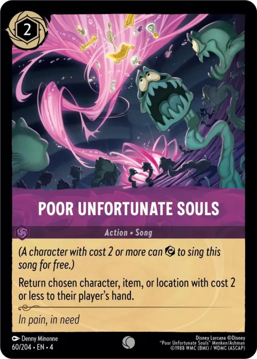 Poor Unfortunate Souls - Cold Foil