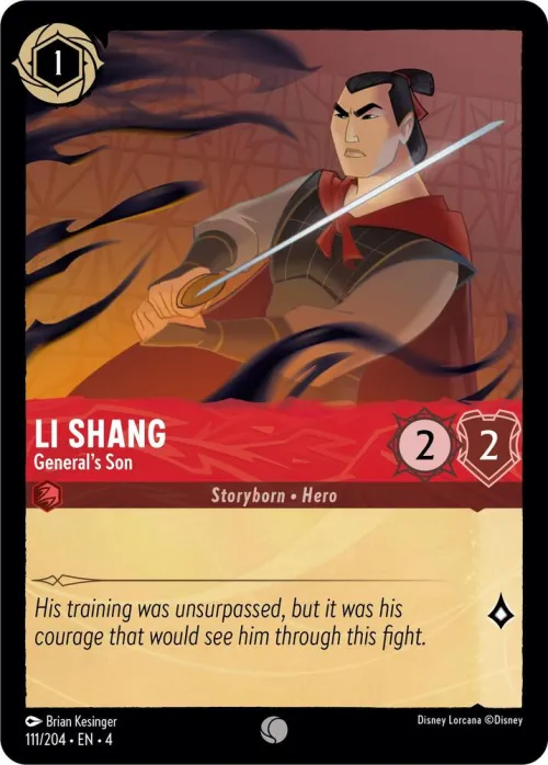 Li Shang - General's Son - Cold Foil