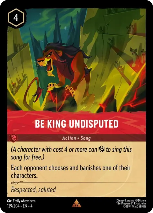 Be King Undisputed - Cold Foil