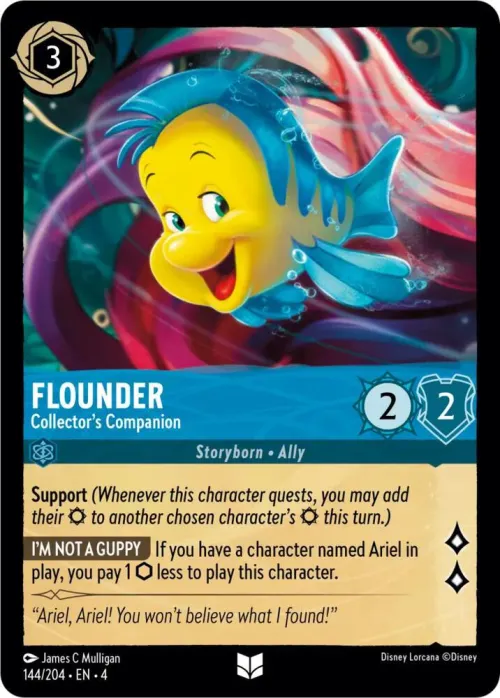 Flounder - Collector's Companion - Cold Foil