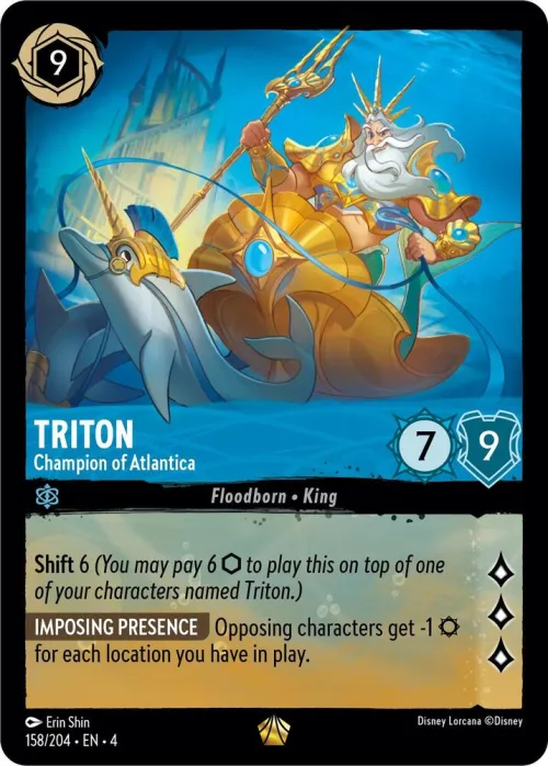 Triton - Champion of Atlantica - Cold Foil