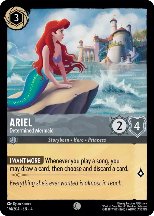 Ariel - Determined Mermaid - Cold Foil