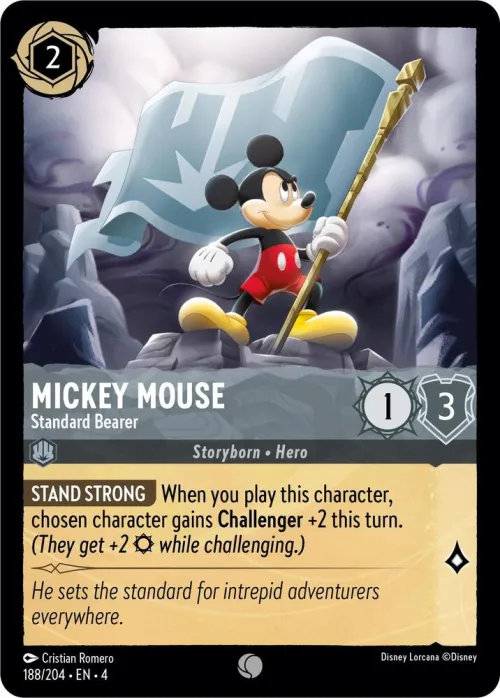 Mickey Mouse - Standard Bearer - Cold Foil