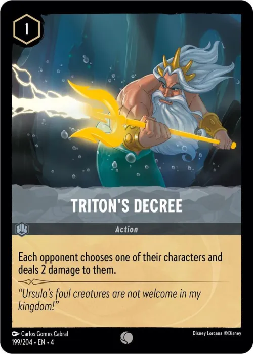 Triton's Decree - Cold Foil
