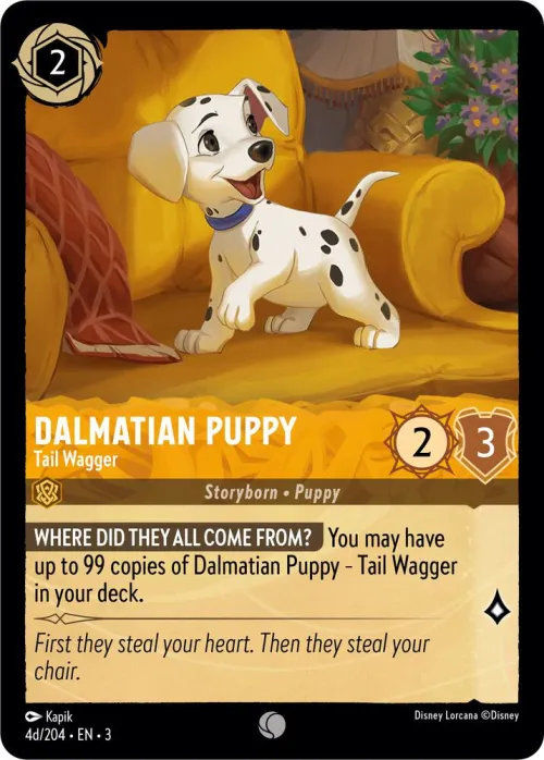 Dalmatian Puppy - Tail Wagger - Cold Foil