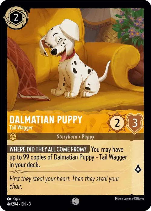 Dalmatian Puppy - Tail Wagger - Cold Foil
