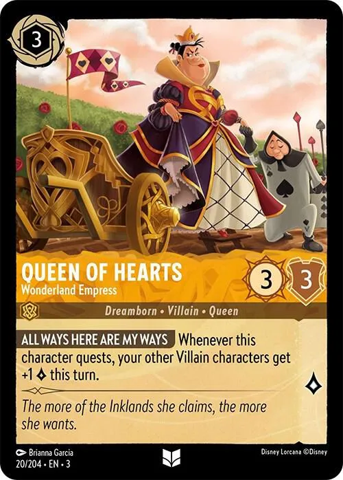 Queen of Hearts - Wonderland Empress - Cold Foil