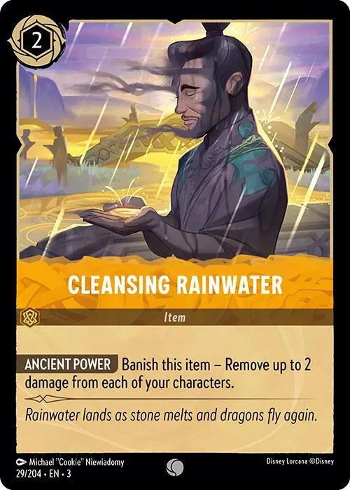 Cleansing Rainwater - Cold Foil