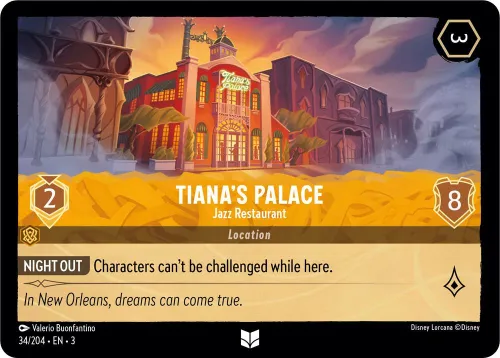 Tiana's Palace - Jazz Restaurant - Cold Foil