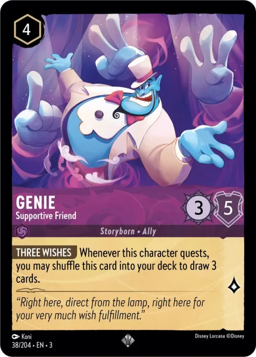 Genie - Supportive Friend - Cold Foil