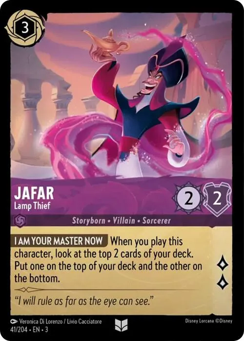 Jafar - Lamp Thief - Cold Foil
