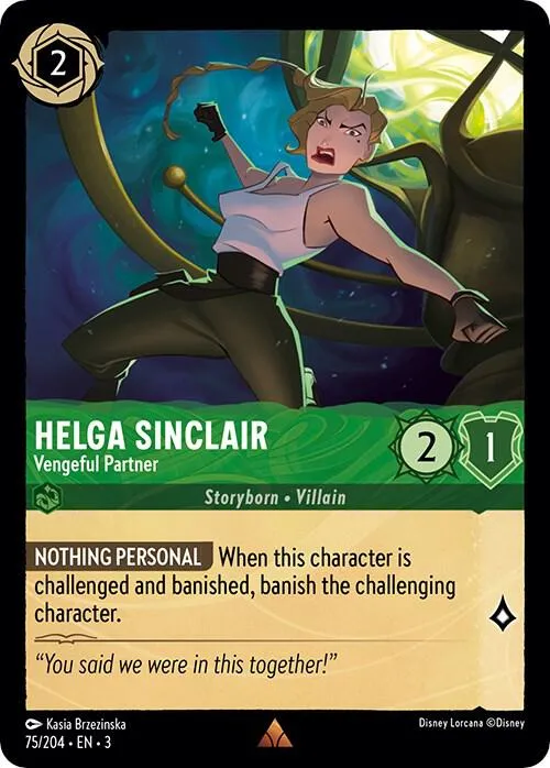 Helga Sinclair - Vengeful Partner - Cold Foil