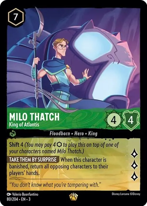 Milo Thatch - King of Atlantis - Cold Foil