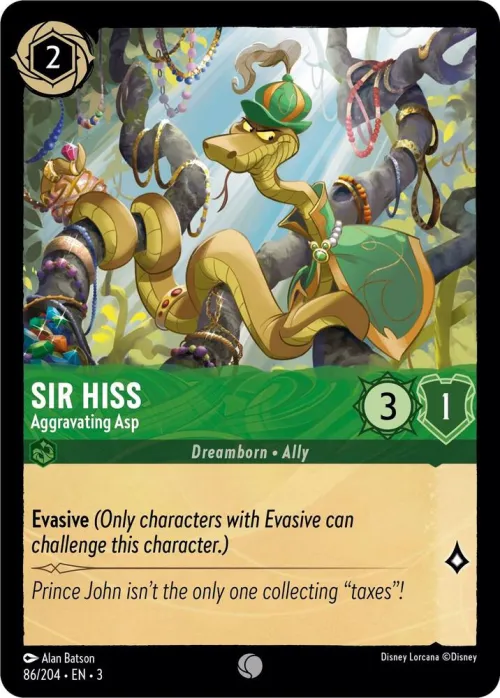 Sir Hiss - Aggravating Asp - Cold Foil