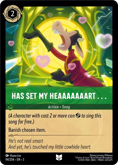 Has Set My Heaaaaaaart . . . - Cold Foil