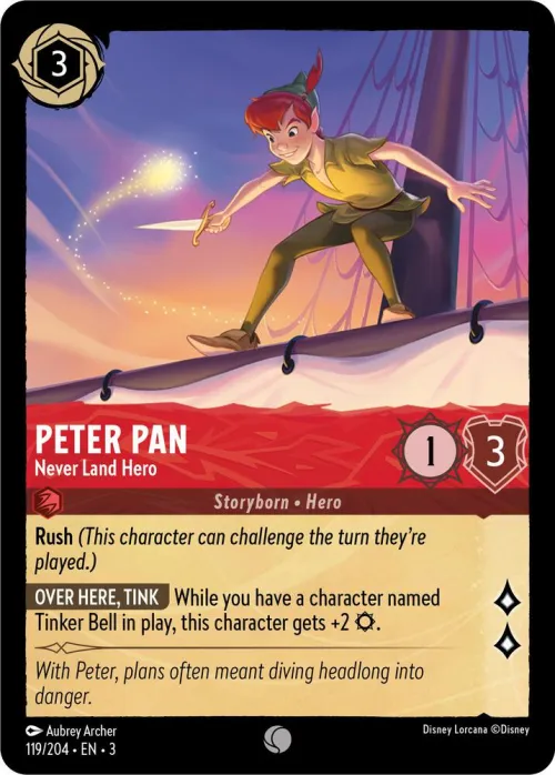 Peter Pan - Never Land Hero - Cold Foil