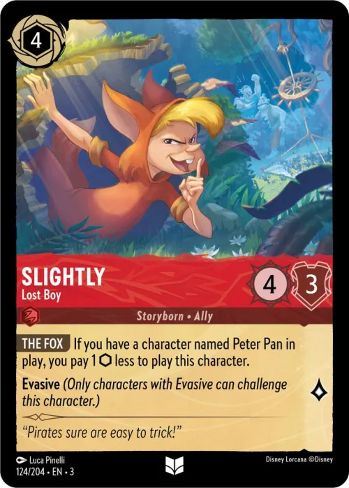 Slightly - Lost Boy - Cold Foil