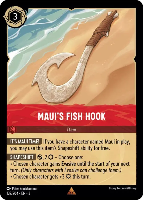 Maui's Fish Hook - Cold Foil