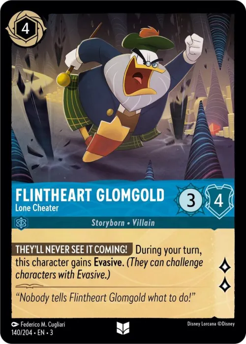 Flintheart Glomgold - Lone Cheater - Cold Foil