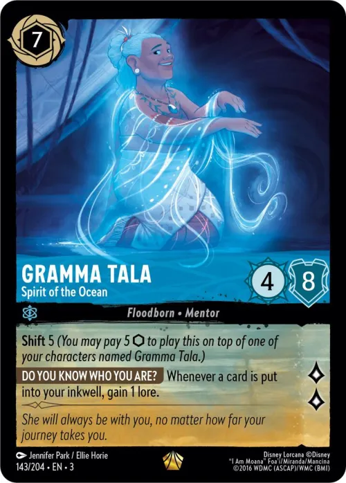 Gramma Tala - Spirit of the Ocean - Cold Foil